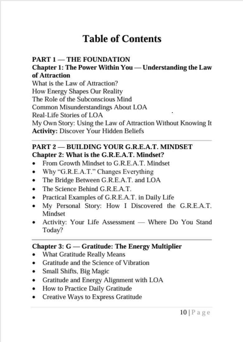 The G.R.E.A.T. Mindset - Learn With Asim Shah - LWAS - Asim Shah