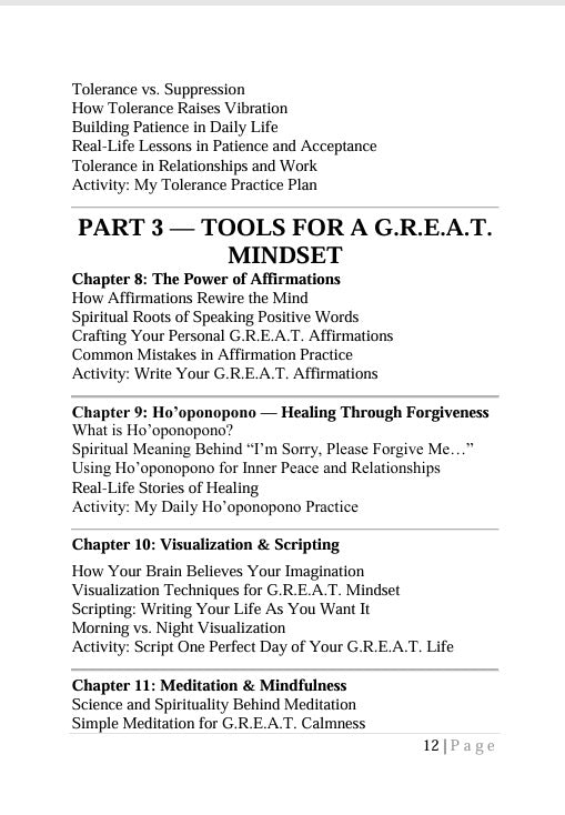 The G.R.E.A.T. Mindset - Learn With Asim Shah - LWAS - Asim Shah